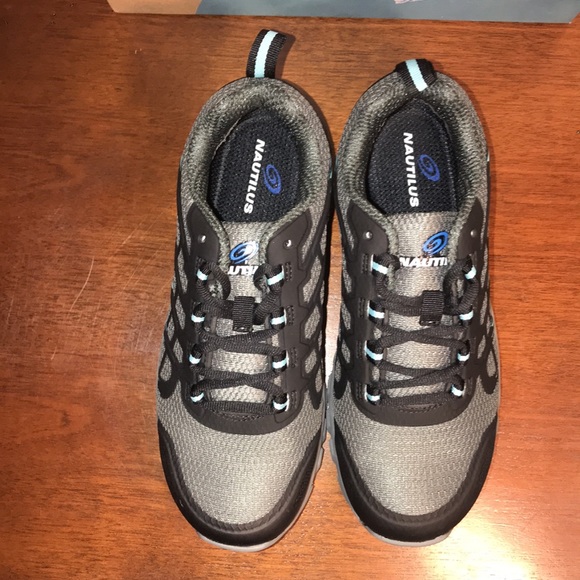 Nautilus Stratus Safety Shoes, Grey, Women’s Sz 7 Wide (D), NIB! - Picture 3 of 15